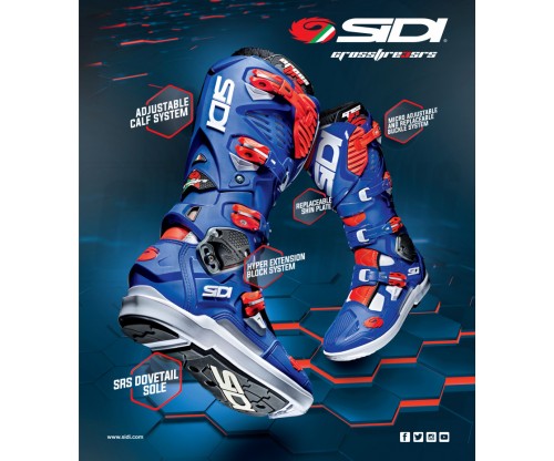 Sidi Crossfire 3 SRS white/black/yellow fluo