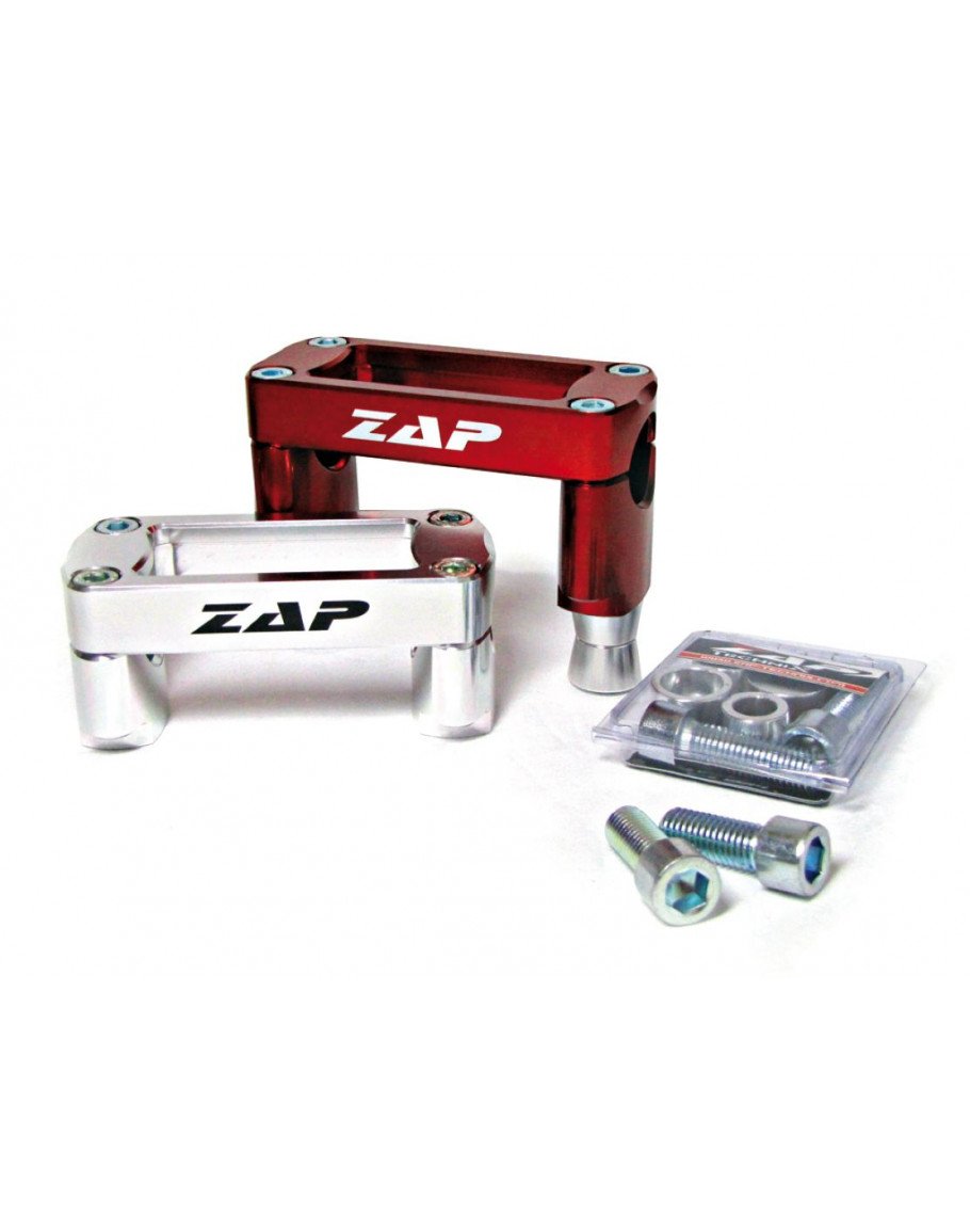 Držiaky riadidiel Zap Kawasaki KXF 250/450 2012-2022 strieborné