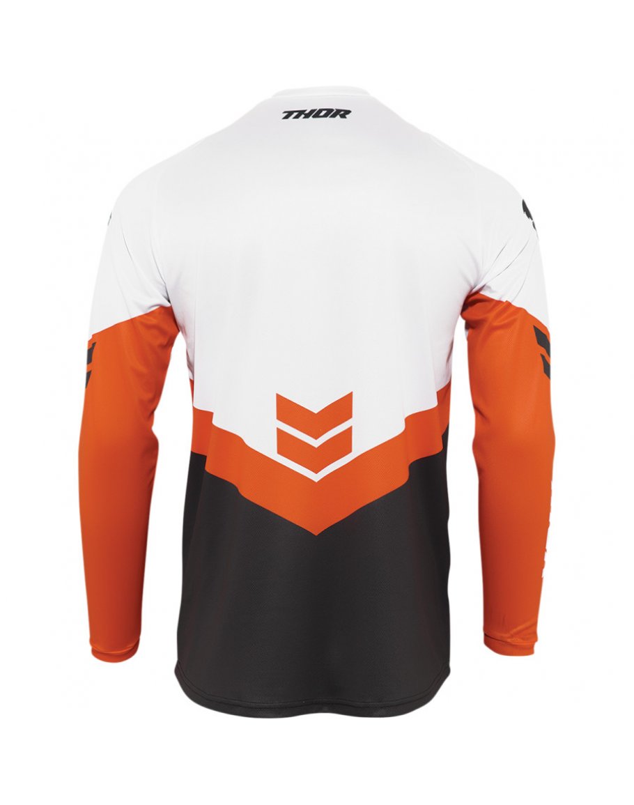 Dres Thor Sector Chev charcoal/red orange 2022 detský