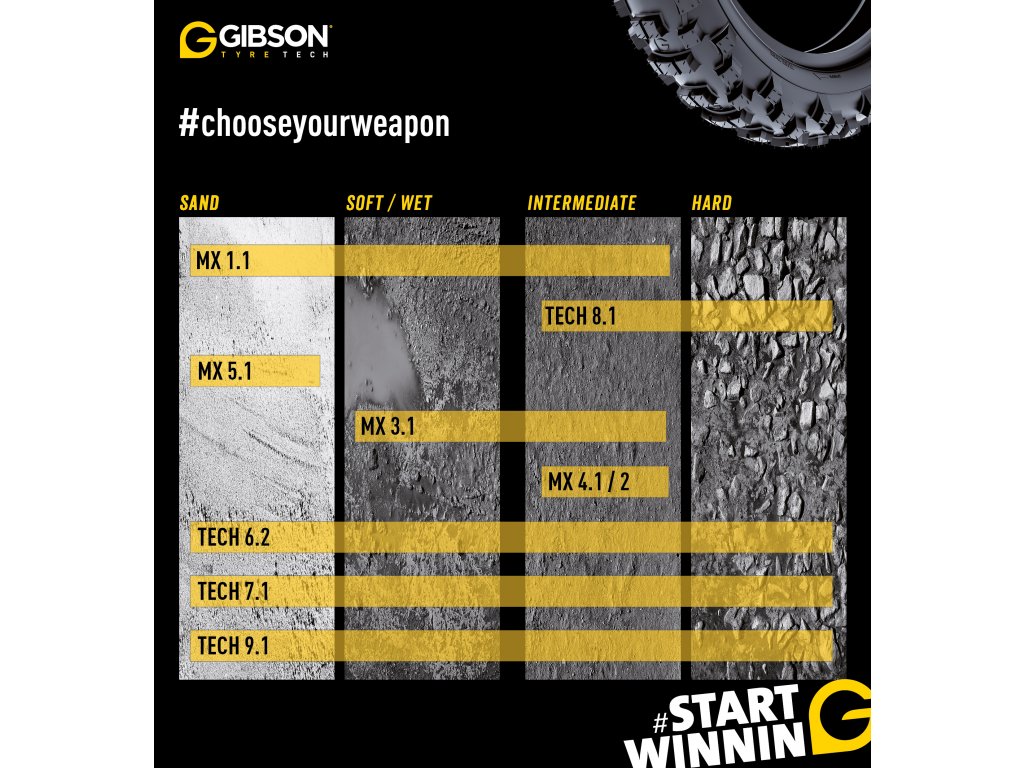 Zadná pneumatika Gibson MX 4.1 2,75-10