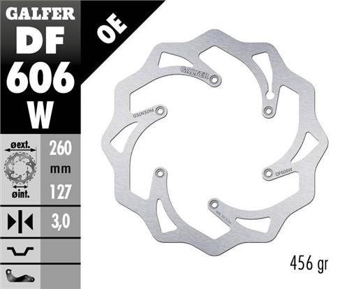 Galfer WAWE Predný brzdový kotúč KTM / HUSQVARNA / HUSABERG / GAS GAS 95-24 260mm Galfer brake
