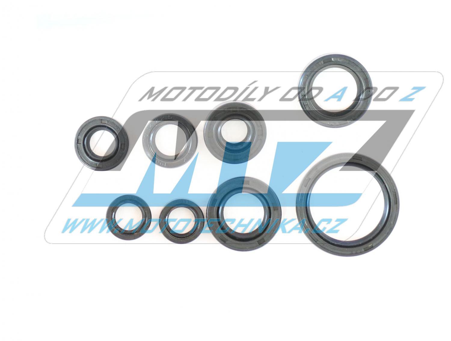 Gufera sada (simerinky celý motor) Yamaha YZF450 / 06-13 + WRF450 / 04-15 + YFZ450R / 09-18 + YFZ450X (8 ks)