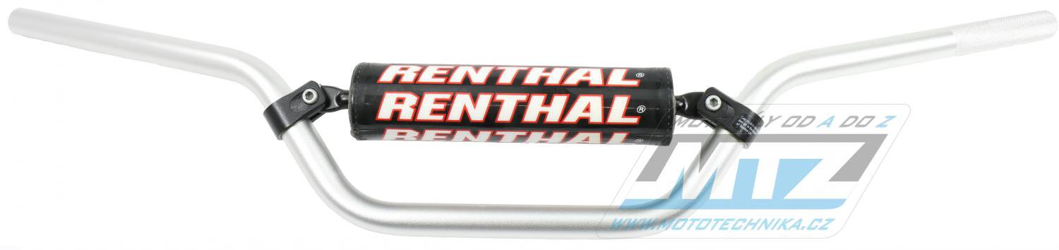 Riadidlá Renthal 78101 ATV-Race + Enduro-High (7/8” = 22mm) s polstrom - strieborné