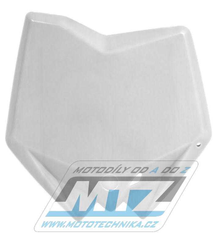 Tabuľka číslová predná - Husqvarna TC250+TC450+TC510 / 05-13 + CR125+CR250 / 06-13 + SMR450+SMR510 - biela