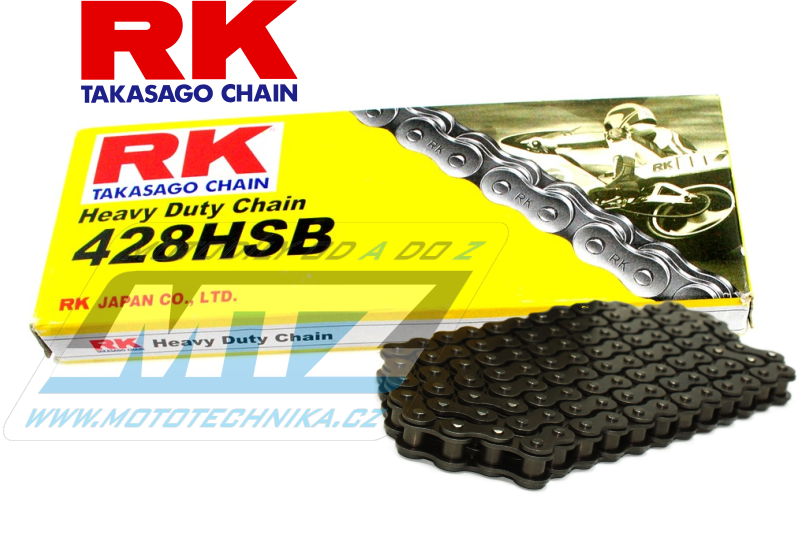 Reťaz RK 428 HSB (128čl) - netesnený/ bezkrúžkový