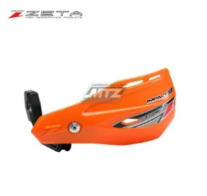 Kryty páčiek ZETA Impact-X2 vrátane montážneho kitu oranžové