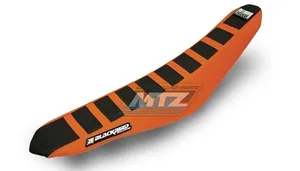 Poťah sedadla ZEB KTM-SX+SXF / 00-06 + EXC / 98-07 - oranžovo-čierny