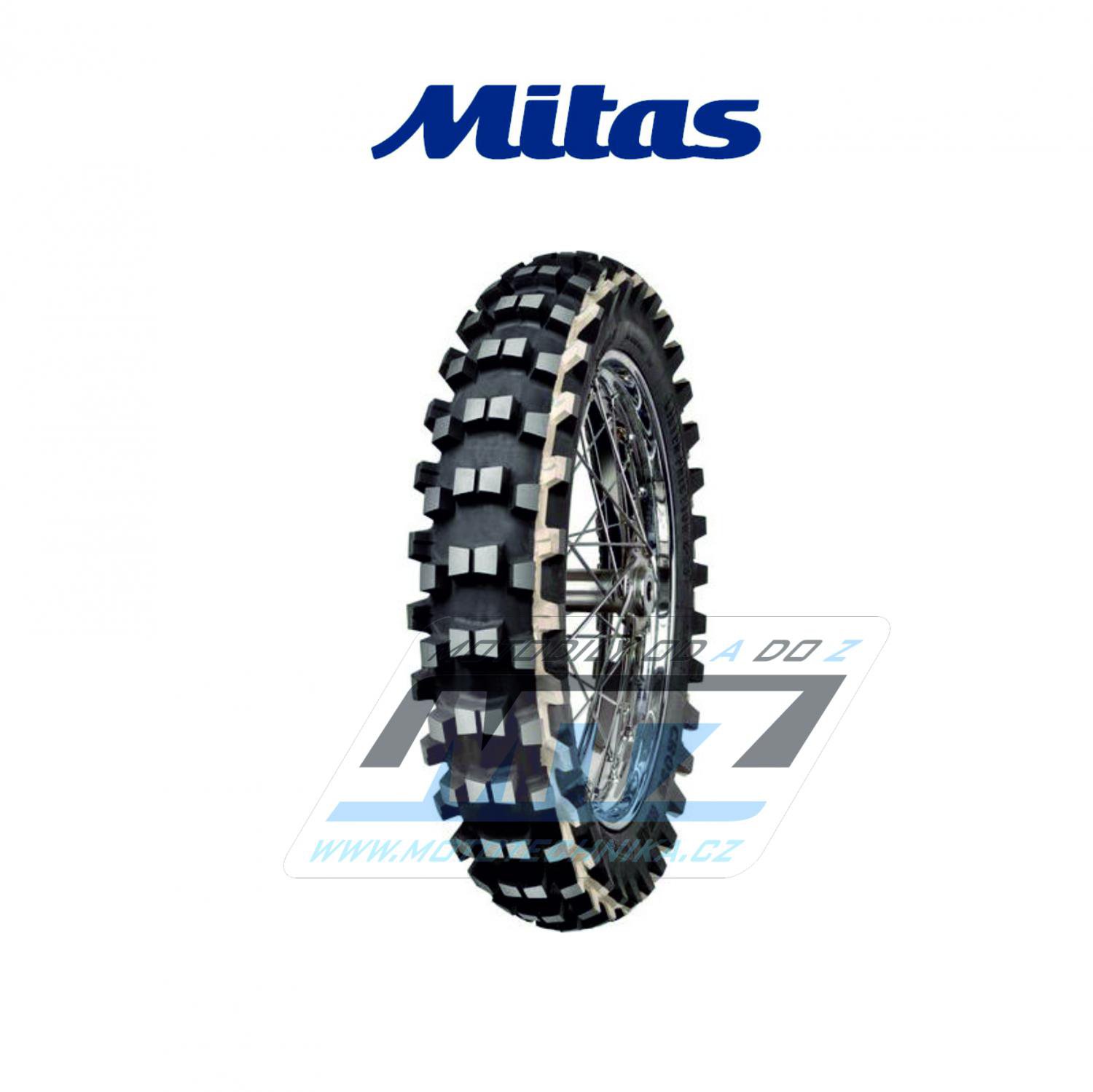 Pneu Mitas 90/100-16" C20 WINT FRIC (biely pruh) 51M TT