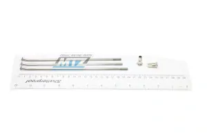Drôt/Špice nerezové do kolesa + Niple 18" - Yamaha TTR600 / 98-02