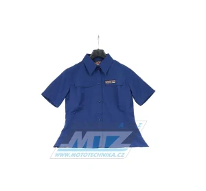 Košeľa dámska Alpinestars - modrá s krátkym rukávom - veľkosť L