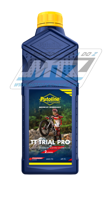 Olej motorový dvojtaktný Putoline TT Trial "s vôňou" JAHODY (balenie 1L)