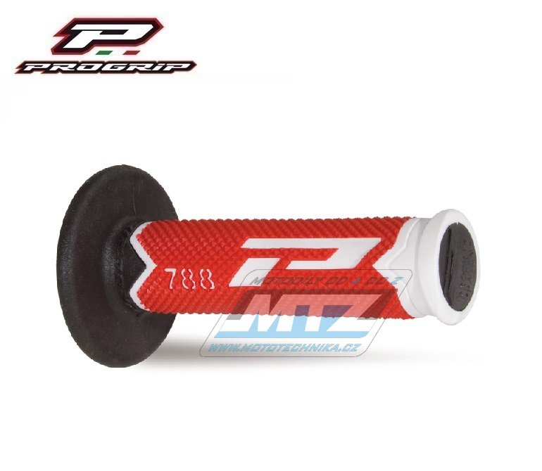 Rukoväte/Gripy Progrip 788 - bielo-červené (trojvrstvové)