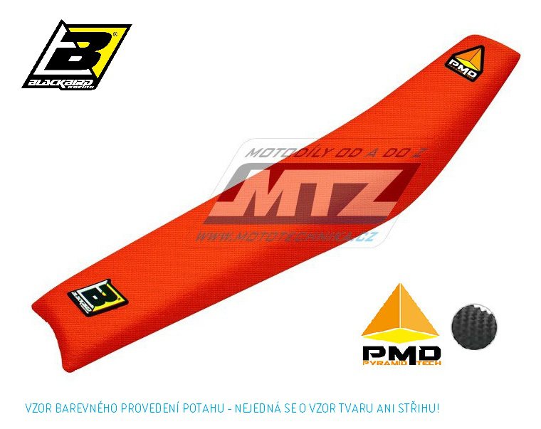 Potah sedla PMD KTM - SX+SXF / 07 - 10 + EXC / 08-11 - oranžový