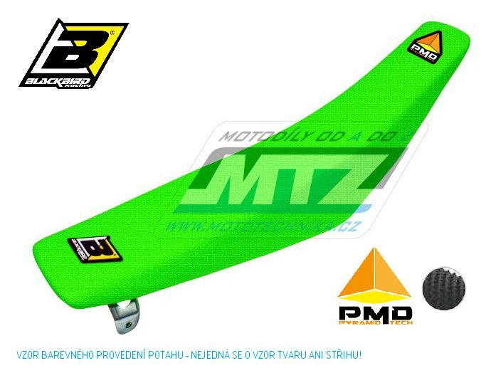 Poťah sedla PMD Kawasaki KXF250+KXF450 / 06-08 - zelený