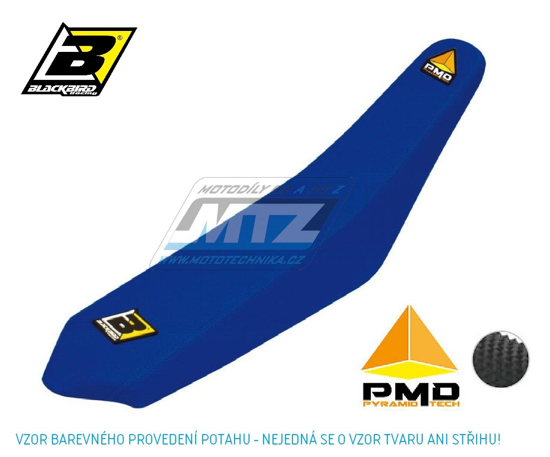 Poťah sedla PMD Yamaha YZ85 / 02-18 - modrý