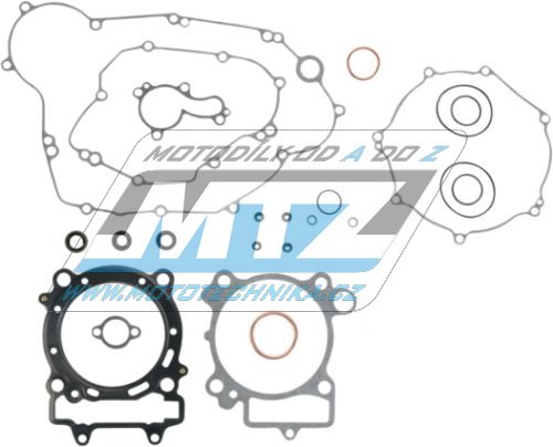 Tesnenie kompletný motor Kawasaki KXF450 / 06-08 MTZ