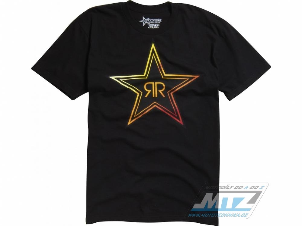 Tričko FOX ROCKSTAR Fades čierné S