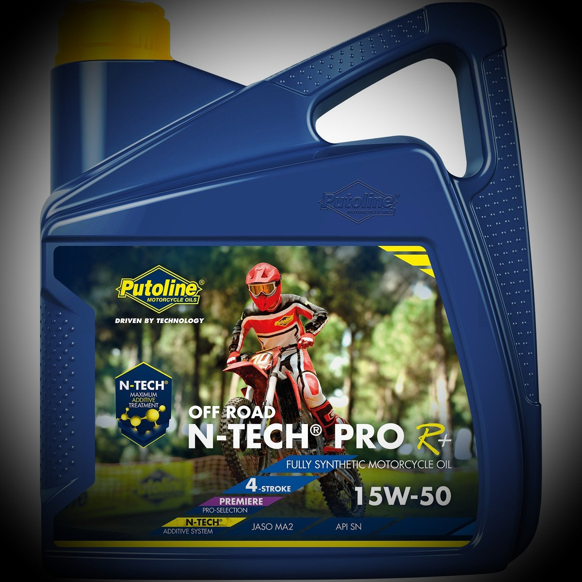 Olej motorový motocyklový Putoline N-TECH PRO R+ OFFROAD 15W50 (balenie 4L)