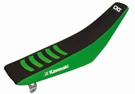 Potah sedla DG3 Kawasaki KXF450 / 09-11 + KXF250 / 09-12 - zeleno-čierny