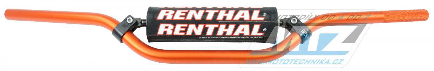 Riadidlá Renthal 79801 MINI-MX-85cc (7/8” = 22mm) s polstrom - oranžové
