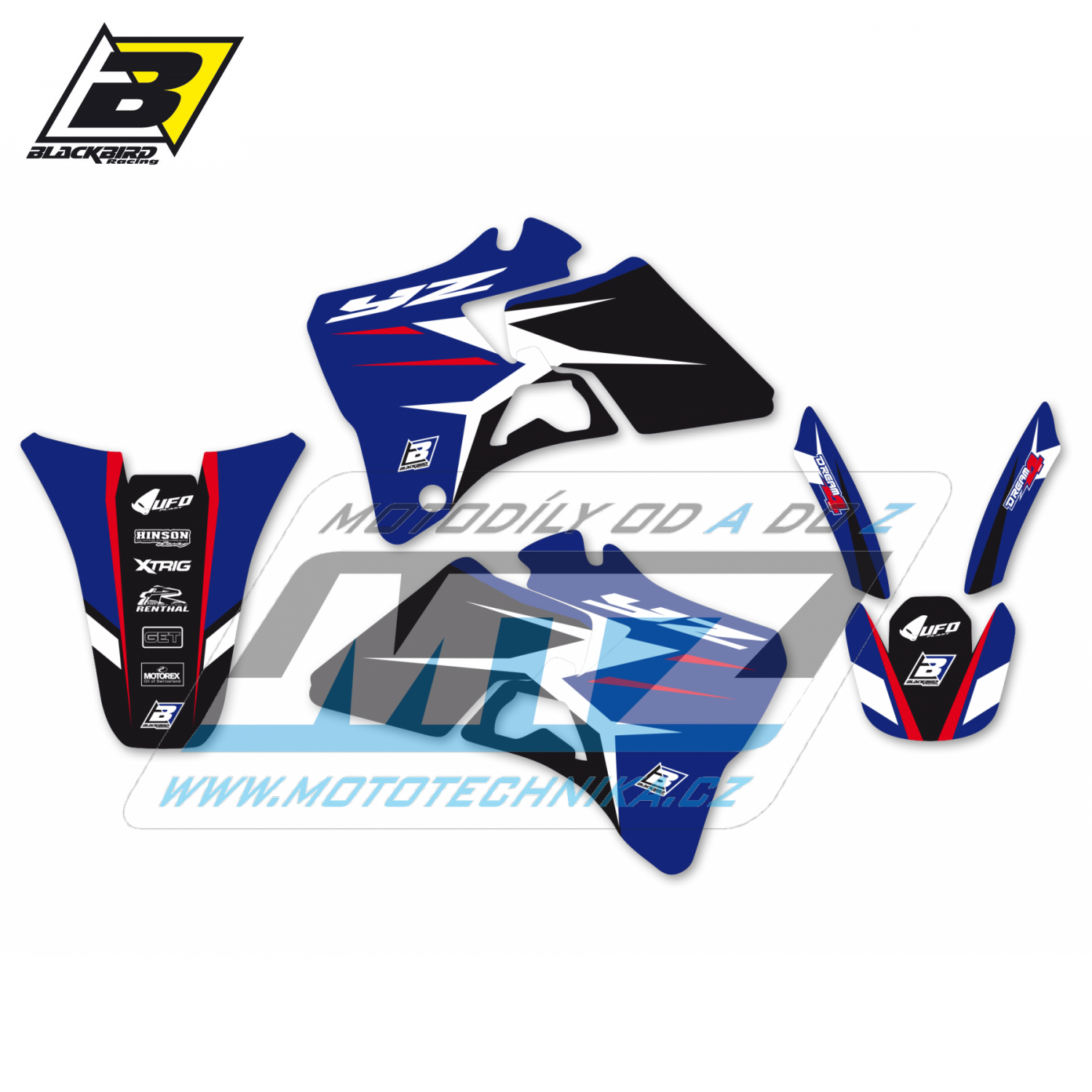 Polepy Dream4 Yamaha YZ125 + YZ250 / 96-01