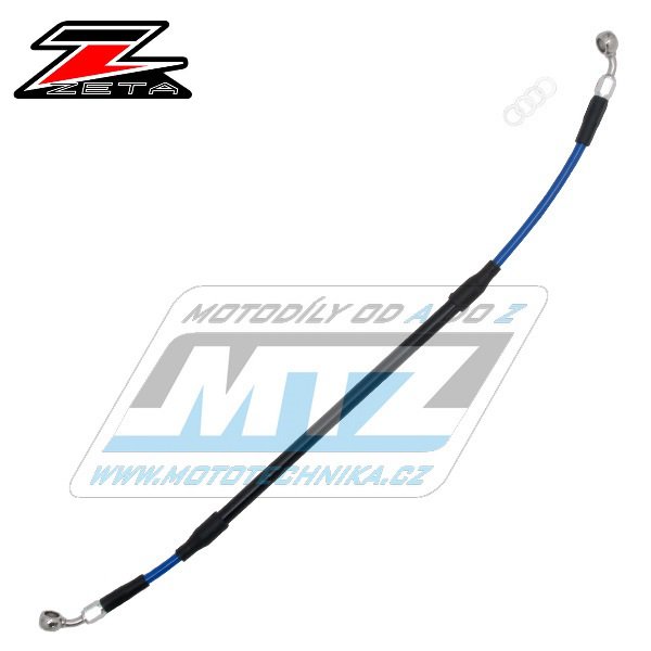 Hadica brzdová zadná Suzuki RMZ250+RMZ450 + Kawasaki KXF250+KXF450 - modrá