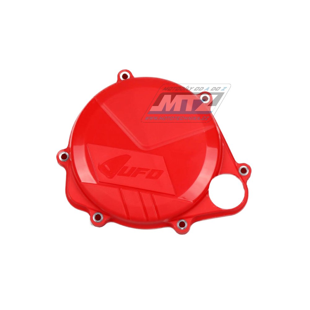 Kryt spojkového víka UFO Honda CRF450R / 17-18 - červené