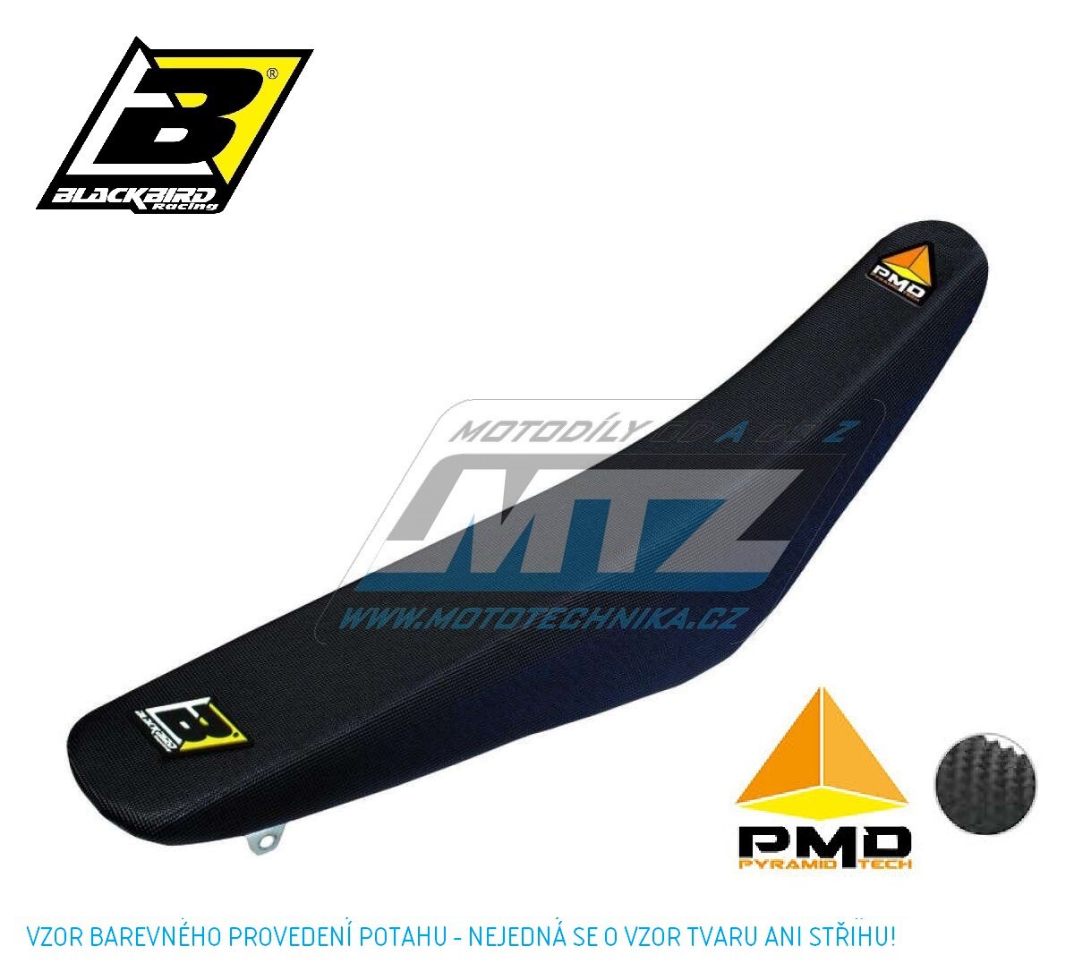 Poťah sedla PMD Yamaha YZ85 / 02-18 - čierný