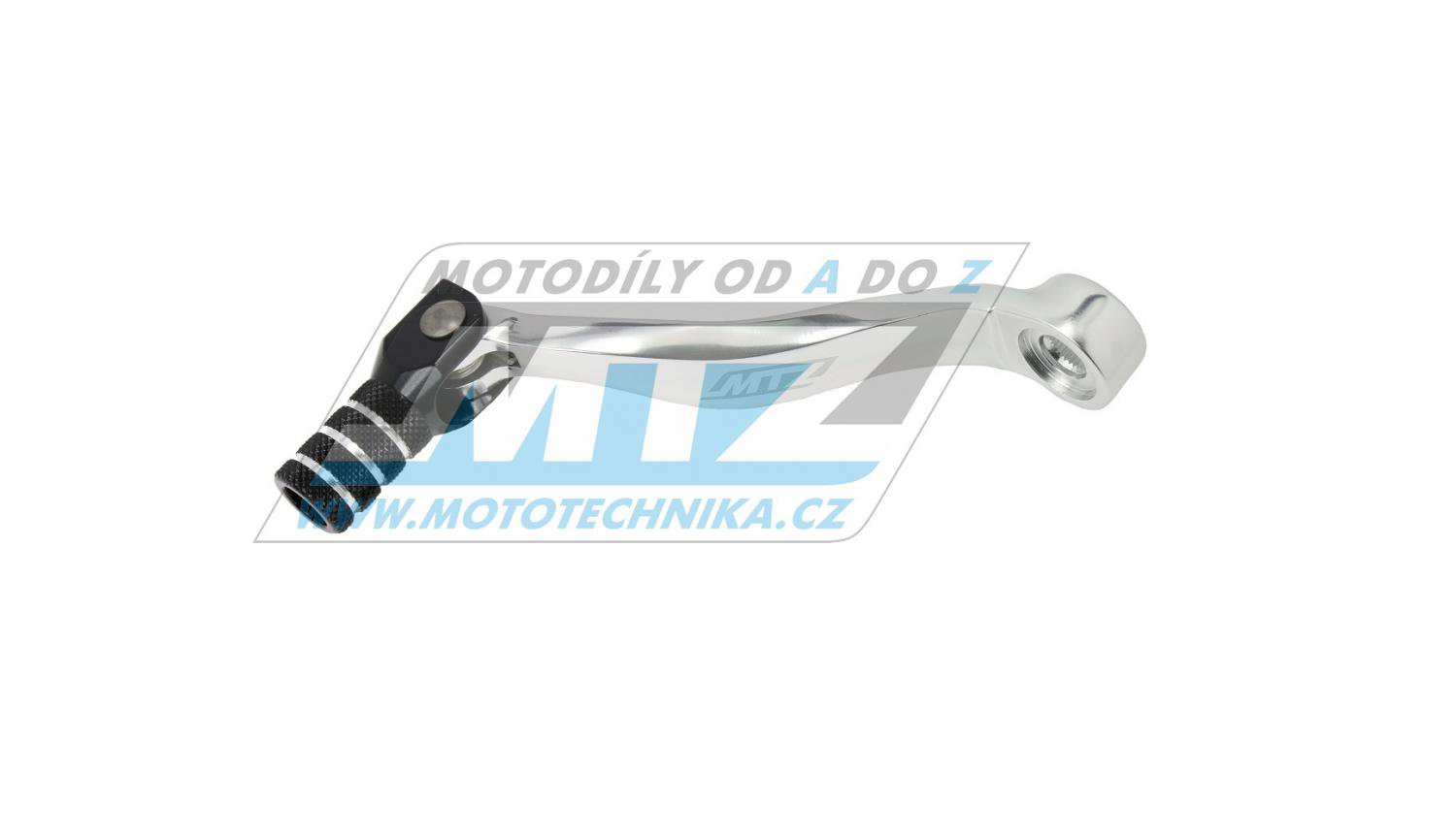 Radička (radiaca páka) KTM 125SX + 150SX / 16 + 450SXF / 16-22 + 450EXC + 500EXC / 17-22 + Husqvarna TC125 / 16 + FC450 / 16-22 + FE45 EXF450 - strieborná