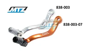 Radička (radiaca páka) KTM 2takt + 4takt SX + SXF + EXC + EXCF + Husqvarna TE + TC + FE + FC + Husaberg TE125 + Gas-Gas MCF + ECF + EXF - strieborná