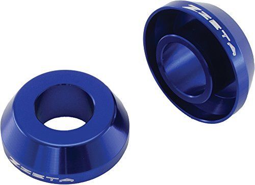 Kryty osy (rozpěrky) zadního kola ZETA Fast Spacer - modré - Yamaha YZ125+YZ250 / 99-18 + WRF250+WRF450 / 05-18 +  YZF250+YZF450