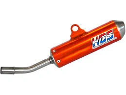 Koncovka (tlmič) výfuku HGS - KTM 65SX / 16-23 + Husqvarna TC65 / 17-23 - oranžová