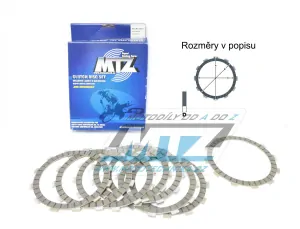Lamely spojkové trecie (s obložením) MTZ 885-D3450-8 - Suzuki RMZ450/05-22 + RMX450Z/10-19