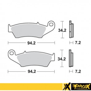 Predné brzdové platničky PROX (pár) Kawasaki, Suzuki, Gas Gas, Honda, Yamaha