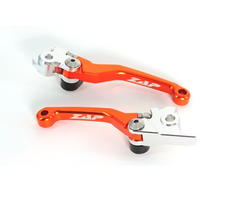 Sada výklopných páčok Zap Husqvarna/KTM Magura 09-/ Brembo 14- oranžové