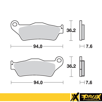 Predné brzdové platničky PROX KTM 125SX / 150SX / 200SX / 250SX / 300SX / 350SX-F / 450SX-F