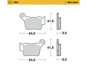 Brzdové platničky Moto-Master Nitro Sport KTM,Husaberg,Husqvarna,Sherco,Gas-Gas zadné