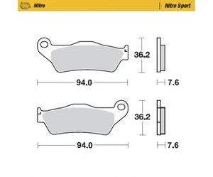 Brzdové platničky Moto-Master Nitro Sport/ KTM,Husaberg,Husqvarna,Sherco,TM predné