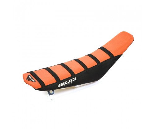 Poťah sedla BudRacing KTM SX/SXF 16-18, EXC-EXCF-XC-XC/F 250-500 17-18 orange/black