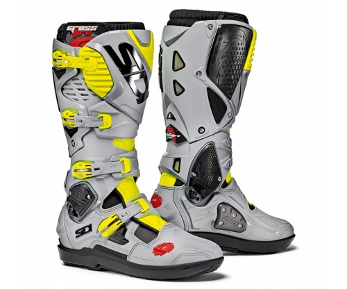 Sidi Crossfire 3 SRS black/ash/yellow fluo