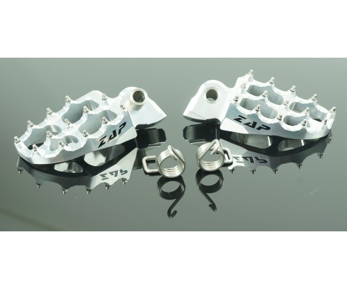 ZAP stupačky Yamaha/KTM/Husaberg/GasGas strieborné