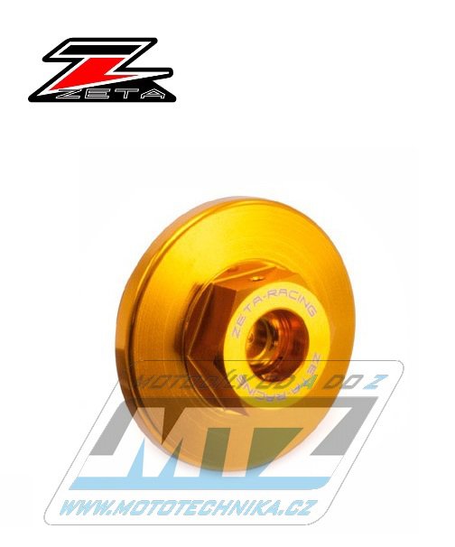 Uzáver nalievania oleja M27x3,0 - Yamaha FZR250+FZX250+MT-25+MT-03+YZF-R25+YZF-R3+FZ400+XJR400+FZ6+FZS600+FZX750+FZ6R+YZF-R6+MT-07+FZ-07+FZ8+TDM850+XJ900+FZ1+FZ1 Fazer+YZF-R1+XJR1200+XTZ1200+FJR1300+XVS1300 - zlatá