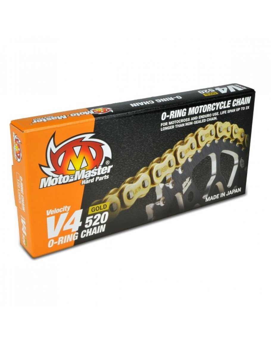 Reťaz Moto-master V4 O-ring gold 520