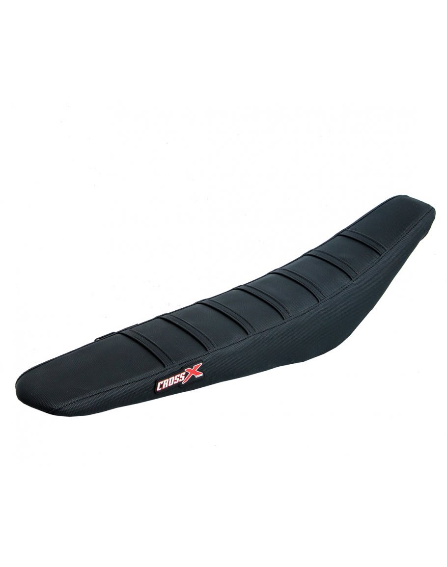 Poťah sedadla CrossX stripes KTM SX/SXF/XCF 11-15, XC-EXC-EXCF 12-16 čierna