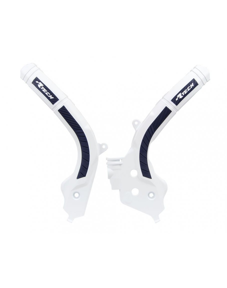 Chrániče rámu Rtech Husqvarna TC/FC 16-18, TE/FE 17-19,KTM SX/SX-F 16-18, EXC/EXC-F 17-19 bielo-čierne