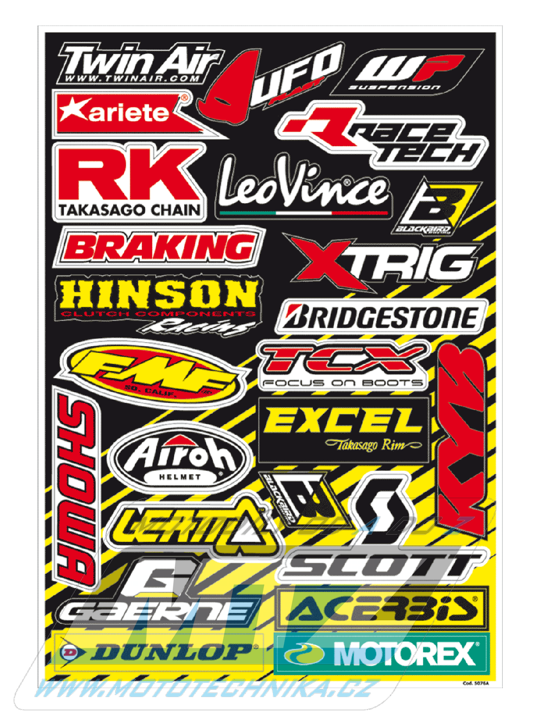 Sada polepov / nálepiek "Sponzor Logo Kit" - verzia A