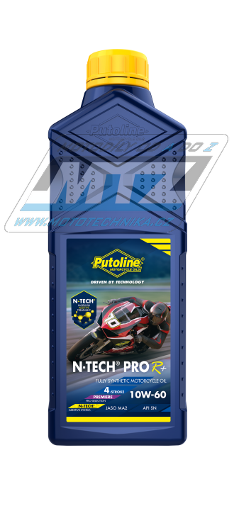 Olej motorový motocyklový Putoline N-TECH PRO4+ Road 10W/60 (balenie 1L)