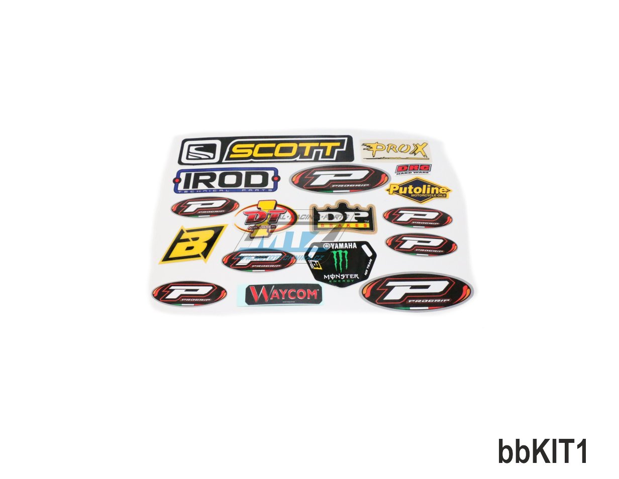 Sada Nálepiek Sponzor Stickers  10ks