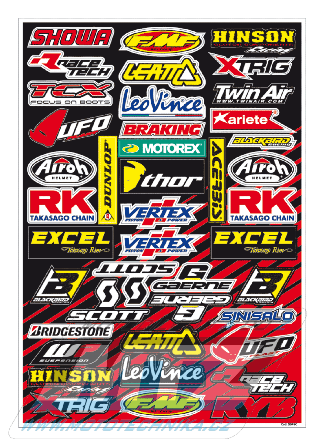 Sada polepov / nálepiek "Sponzor Logo Kit" - verzia C