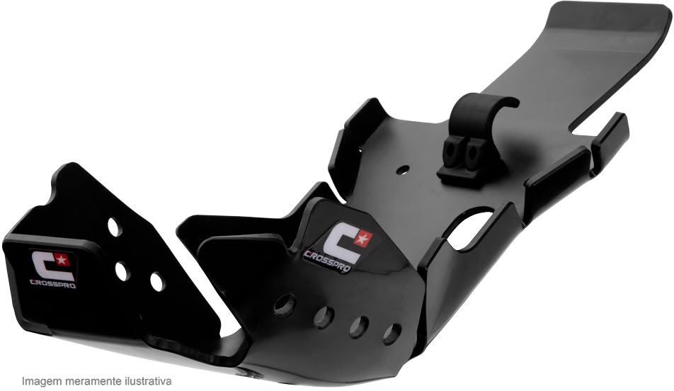 Kryt pod motor "PLAST" Kawasaki KXF450 / 19-21 + KXF250 / 21 (barva černá)